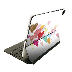 Magic Keyboard 12.9�C���` iPad Pro�i��4����A��5����A��6����j�Ή� apple �A�b�v�� �A�C�p�b�h�@�S�ʃX�L���V�[�� �t�� �O�ʁ@�w�� �ی�V�[�� �l�C 007796 �n�[�g�@�s���N�@���ʁ@�`�F�b�N