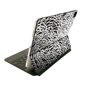 Magic Keyboard �p �X�L���V�[�� 11�C���` iPad Pro�p ��1-4���� iPad Air ��4-5���� �Ή� �S�ʃX�L���V�[�� �t�� �O�� �w�� �ی�V�[�� �l�C 007962 �A���@�����@�u���b�N�@�͗l