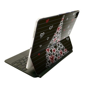Magic Keyboard 12.9�C���` iPad Pro�i��4����A��5����A��6����j�Ή� apple �A�b�v�� �A�C�p�b�h �S�ʃX�L���V�[�� �t�� �O�� �w�� �ی�V�[�� �l�C �n�[�g�@���@�u���b�N�@�c���[ 008000