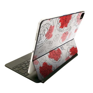 Magic Keyboard �p �X�L���V�[�� 11�C���` iPad Pro�p ��1-4���� iPad Air ��4-5���� �Ή� �S�ʃX�L���V�[�� �t�� �O�� �w�� �ی�V�[�� �l�C 008038 �ԁ@�@�ԁ@���b�h�@�͗l