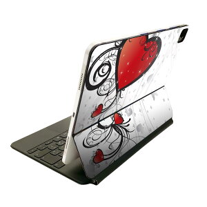 Magic Keyboard �p �X�L���V�[�� 11�C���` iPad Pro�p ��1-4���� iPad Air ��4-5���� �Ή� �S�ʃX�L���V�[�� �t�� �O�� �w�� �ی�V�[�� �l�C 008122 �n�[�g�@�ԁ@���b�h�@�͗l