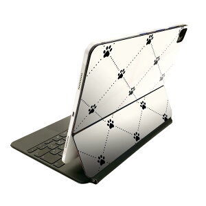 Magic Keyboard 12.9�C���` iPad Pro�i��4����A��5����A��6����j�Ή� apple �A�b�v�� �A�C�p�b�h �S�ʃX�L���V�[�� �t�� �O�� �w�� �ی�V�[�� �l�C ���Ձ@�����@�u���b�N�@�͗l 008215