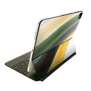 Magic Keyboard 12.9�C���` iPad Pro�i��4����A��5����A��6����j�Ή� apple �A�b�v�� �A�C�p�b�h �S�ʃX�L���V�[�� �t�� �O�� �w�� �ی�V�[�� �l�C �X�g���C�v�@�O���[���@�C�G���[�@�g 008333