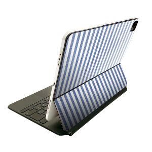 Magic Keyboard 12.9�C���` iPad Pro�i��4����A��5����A��6����j�Ή� apple �A�b�v�� �A�C�p�b�h �S�ʃX�L���V�[�� �t�� �O�� �w�� �ی�V�[�� �l�C �@�u���[�@�X�g���C�v�@�͗l 008426