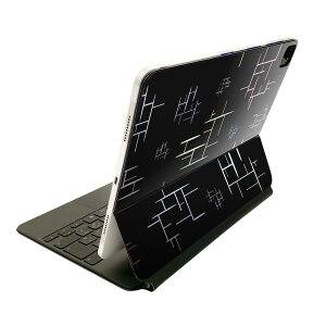 Magic Keyboard 12.9�C���` iPad Pro�i��4����A��5����A��6����j�Ή� apple �A�b�v�� �A�C�p�b�h �S�ʃX�L���V�[�� �t�� �O�� �w�� �ی�V�[�� �l�C ���@�u���b�N�@�p�X�e���@�͗l 008501