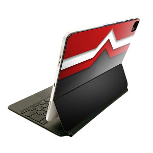 Magic Keyboard �p �X�L���V�[�� 11�C���` iPad Pro�p ��1-4���� iPad Air ��4-5���� �Ή� �S�ʃX�L���V�[�� �t�� �O�� �w�� �ی�V�[�� �l�C 008535 �ԁ@���b�h�@���@�u���b�N�@�͗l