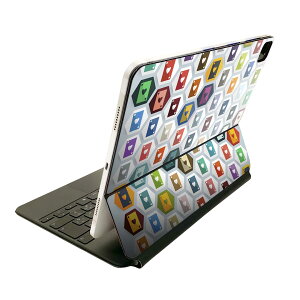 Magic Keyboard 12.9�C���` iPad Pro�i��4����A��5����A��6����j�Ή� apple �A�b�v�� �A�C�p�b�h�@�S�ʃX�L���V�[�� �t�� �O�ʁ@�w�� �ی�V�[�� �l�C 008811 �͗l�@�J���t���@�g�����v�@�n�[�g