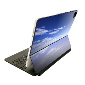 Magic Keyboard 12.9インチ iPad Pro(第4世代、第5世代、第6世代)対応 apple アップル アイパッド 全面スキンシール フル 前面 背面 保護シール 人気 風景 空 海 写真 009610