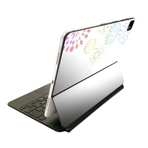 Magic Keyboard 用 スキンシール 11インチ iPad Pro用 第1-4世代 iPad Air 第4-5世代 対応 全面スキンシール フル 前面 背面 保護シール 人気 009639 花火 カラフル シンプル