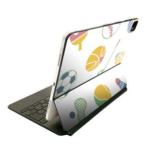 Magic Keyboard 用 スキンシール 11インチ iPad Pro用 第1-4世代 iPad Air 第4-5世代 対応 全面スキンシール フル 前面 背面 保護シール 人気 009641 スポーツ 球技 ボール