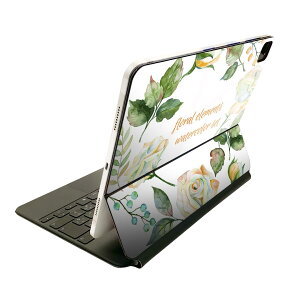 Magic Keyboard 用 スキンシール 11インチ iPad Pro用 第1-4世代 iPad Air 第4-5世代 対応 全面スキンシール フル 前面 背面 保護シール 人気 009646  英語 文字