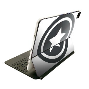 Magic Keyboard 12.9インチ iPad Pro(第4世代、第5世代、第6世代)対応 apple アップル アイパッド 全面スキンシール フル 前面 背面 保護シール 人気 星 シンプル 白 黒 009702