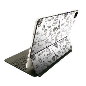 Magic Keyboard 12.9�C���` iPad Pro�i��4����A��5����A��6����j�Ή� apple �A�b�v�� �A�C�p�b�h �S�ʃX�L���V�[�� �t�� �O�� �w�� �ی�V�[�� �l�C �E�G�f�B���O�@�n�[�g�@���� 011435