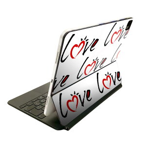 Magic Keyboard 12.9�C���` iPad Pro�i��4����A��5����A��6����j�Ή� apple �A�b�v�� �A�C�p�b�h�@�S�ʃX�L���V�[�� �t�� �O�ʁ@�w�� �ی�V�[�� �l�C 011823 �p��@LOVE�@�n�[�g