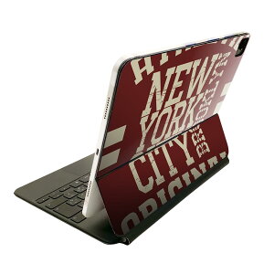 Magic Keyboard 用 スキンシール 11インチ iPad Pro用 第1-4世代 iPad Air 第4-5世代 対応 全面スキンシール フル 前面 背面 保護シール 人気 012015 英語 文字 ロゴ