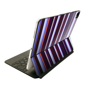 Magic Keyboard 12.9�C���` iPad Pro�i��4����A��5����A��6����j�Ή� apple �A�b�v�� �A�C�p�b�h�@�S�ʃX�L���V�[�� �t�� �O�ʁ@�w�� �ی�V�[�� �l�C 012405 �X�g���C�v�@���@���F