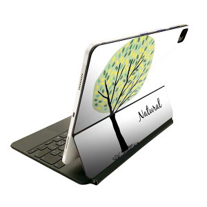 Magic Keyboard 用 スキンシール 11インチ iPad Pro用 第1-4世代 iPad Air 第4-5世代 対応 全面スキンシール フル 前面 背面 保護シール 人気 014193 風景 木 植物