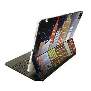 Magic Keyboard 用 スキンシール 11インチ iPad Pro用 第1-4世代 iPad Air 第4-5世代 対応 全面スキンシール フル 前面 背面 保護シール 人気 014407 風景 景色 夜景