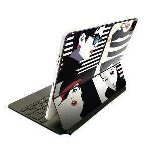 Magic Keyboard 用 スキンシール 11インチ iPad Pro用 第1-4世代 iPad Air 第4-5世代 対応 全面スキンシール フル 前面 背面 保護シール 人気 014415 おしゃれ ファッション 人物