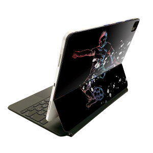 Magic Keyboard 12.9�C���` iPad Pro�i��4����A��5����A��6����j�Ή� apple �A�b�v�� �A�C�p�b�h �S�ʃX�L���V�[�� �t�� �O�� �w�� �ی�V�[�� �l�C �T�b�J�[�@�V���G�b�g�@�J���t�� 014795