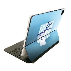 Magic Keyboard 12.9�C���` iPad Pro�i��4����A��5����A��6����j�Ή� apple �A�b�v�� �A�C�p�b�h�@�S�ʃX�L���V�[�� �t�� �O�ʁ@�w�� �ی�V�[�� �l�C 015507 �v���[���g�@�@�u���[