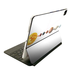 Magic Keyboard 12.9インチ iPad Pro(第4世代、第5世代、第6世代)対応 apple アップル アイパッド 全面スキンシール フル 前面 背面 保護シール 人気 016072 地球 宇宙 太陽