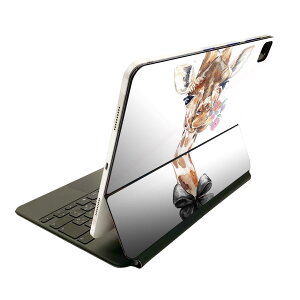 Magic Keyboard 12.9C` iPad Proi4A5A6jΉ apple Abv ACpbh SʃXLV[ t O w یV[ lC iف@@Giraffe@ 017753