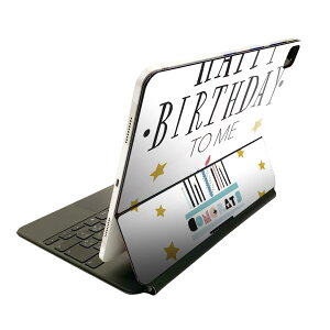 Magic Keyboard �p �X�L���V�[�� 11�C���` iPad Pro�p ��1-4���� iPad Air ��4-5���� �Ή� �S�ʃX�L���V�[�� �t�� �O�� �w�� �ی�V�[�� �l�C 017793 Happy Birthday Birthday �P�[�L �������
