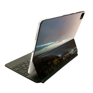 Magic Keyboard 用 スキンシール 11インチ iPad Pro用 第1-4世代 iPad Air 第4-5世代 対応 全面スキンシール フル 前面 背面 保護シール 人気 018332 アート写真 海 夕日