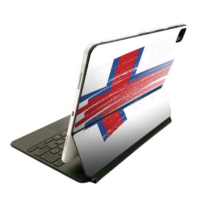 Magic Keyboard 用 スキンシール 11インチ iPad Pro用 第1-4世代 iPad Air 第4-5世代 対応 全面スキンシール フル 前面 背面 保護シール 人気 018446 国旗 faroe-islands フェロー諸島