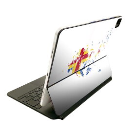 Magic Keyboard 12.9インチ iPad Pro（第4世代、第5世代、第6世代）対応 apple アップル アイパッド　全面スキンシール フル 前面　背面 保護シール 人気 018754 国旗 aland island オーランド島