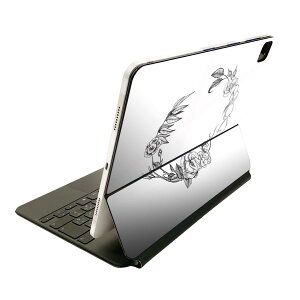 Magic Keyboard p XLV[ 11C` iPad Prop 1-4 iPad Air 4-5 Ή SʃXLV[ t O w یV[ lC 019568 tHg flower mN 