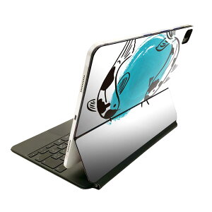 Magic Keyboard p XLV[ 11C` iPad Prop 1-4 iPad Air 4-5 Ή SʃXLV[ t O w یV[ lC 019757 fUC  Goldfish 