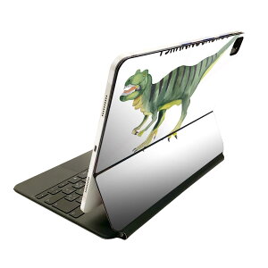 Magic Keyboard p XLV[ 11C` iPad Prop 1-4 iPad Air 4-5 Ή SʃXLV[ t O w یV[ lC 019827   Tyrannosaurus eBmTEX