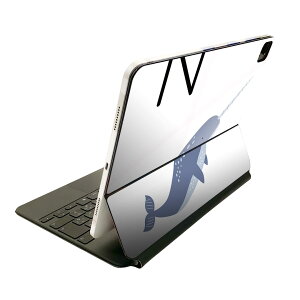 Magic Keyboard 12.9�C���` iPad Pro�i��4����A��5����A��6����j�Ή� apple �A�b�v�� �A�C�p�b�h�@�S�ʃX�L���V�[�� �t�� �O�ʁ@�w�� �ی�V�[�� �l�C 019946 ���� �A���t�@�x�b�g N narwhal �C�b�J�N