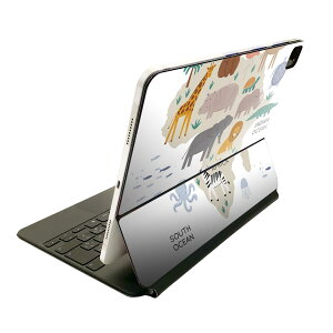 Magic Keyboard 12.9�C���` iPad Pro�i��4����A��5����A��6����j�Ή� apple �A�b�v�� �A�C�p�b�h �S�ʃX�L���V�[�� �t�� �O�� �w�� �ی�V�[�� �l�C Africa map ���� �n�} 019964