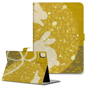 iPad10.9 第10世代 iPadPro13(M4) iPadPro11(M4) iPadPro11第1/2/3世代 iPadMini 第6世代 iPadAir第4世代 iPadAir13(M2) 用 タブレット ケース Apple アップル iPad専用ケース 手帳型 カバー 二つ折り 革 うさぎ 月 お月