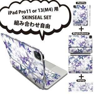 iPad Pro11(M4)�p iPad Pro13(M4)�p �X�L���V�[�� 11�C���` 13�C���` Magic Keyboard keytop 2024�N���� ��5���� �Ή� �e��Z�b�g �g�ݍ��킹���R �S�� �t�� �O�� �w�� �ی�V�[�� �l�C �� �X�^�[ �͗l �� �� 00801