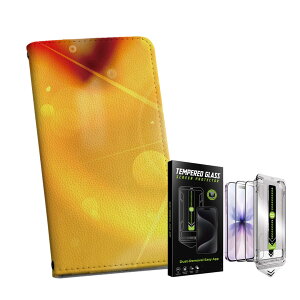 iPhone 13 6.1�C���` �p �蒠�^�P�[�X �K���X�t�B���� 2�� �Z�b�g �e�L�����A ���ʑΉ� �蒠�^�P�[�X �J�o�[ �}�O�l�b�g�� �s�^�b�ƕ܂� ���U�[�P�[�X �J�[�h���[ �|�P�b�g igcase 002009 �V���v��