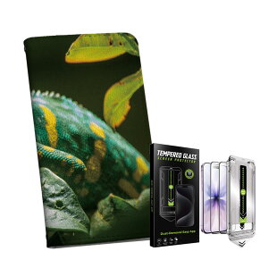 iPhone13pro 6.1�C���` ��p �e�L�����A iPhone13 Pro �v�� ���ʑΉ� �蒠�^�P�[�X �K���X�t�B���� 2�� �Z�b�g �蒠�^�P�[�X �J�o�[ �}�O�l�b�g�� �s�^�b�ƕ܂� ���U�[�P�[�X �J�[�h���[ �|�P�b�g i