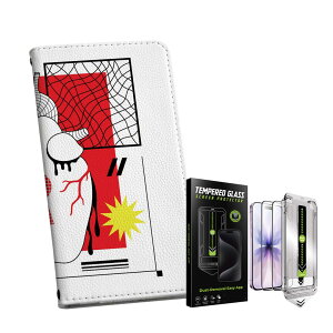 iPhone 16e �p �蒠�^�P�[�X �K���X�t�B���� 2�� �Z�b�g �e�L�����A ���ʑΉ� �蒠�^�P�[�X �J�o�[ �}�O�l�b�g�� �s�^�b�ƕ܂� ���U�[�P�[�X �J�[�h���[ �|�P�b�g igcase 035627 �N�[�� heart �S�� 