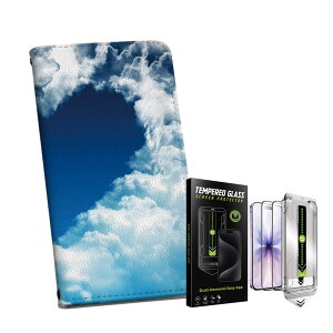 iPhone Air �p �蒠�^�P�[�X �K���X�t�B���� 2�� �Z�b�g �e�L�����A ���ʑΉ� �蒠�^�P�[�X �J�o�[ �}�O�l�b�g�� �s�^�b�ƕ܂� ���U�[�P�[�X �J�[�h���[ �|�P�b�g igcase 010215 ��@�n�[�g�@�_