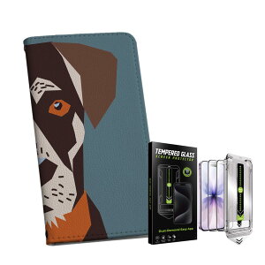 iPhone 16pro �p 6.3�C���` �蒠�^�P�[�X �K���X�t�B���� 2�� �Z�b�g �e�L�����A ���ʑΉ� �蒠�^�P�[�X �J�o�[ �}�O�l�b�g�� �s�^�b�ƕ܂� ���U�[�P�[�X �J�[�h���[ �|�P�b�g igcase 010997 ���@��
