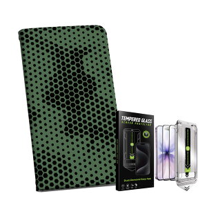 iPhone 16pro �p 6.3�C���` �蒠�^�P�[�X �K���X�t�B���� 2�� �Z�b�g �e�L�����A ���ʑΉ� �蒠�^�P�[�X �J�o�[ �}�O�l�b�g�� �s�^�b�ƕ܂� ���U�[�P�[�X �J�[�h���[ �|�P�b�g igcase 011571 ���ʁ@