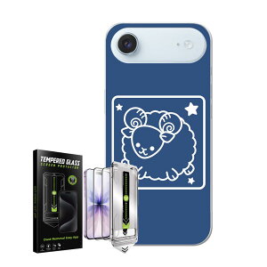 iPhone Air �p �X�}�z�J�o�[ �K���X�t�B���� 2�� �Z�b�g �e�L�����A ���ʑΉ� �P�[�X �J�o�[ �n�[�h�P�[�X igcase 003355 �����@�C���X�g�@�L�����N�^�[