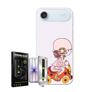 iPhone Air �p �X�}�z�J�o�[ �K���X�t�B���� 2�� �Z�b�g �e�L�����A ���ʑΉ� �P�[�X �J�o�[ �n�[�h�P�[�X igcase 003512 �L�����N�^�[�@�l���@�s���N