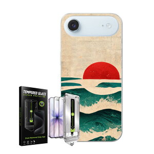 iPhone Air �p �X�}�z�J�o�[ �K���X�t�B���� 2�� �Z�b�g �e�L�����A ���ʑΉ� �P�[�X �J�o�[ �n�[�h�P�[�X igcase 033764 �a�� �C���̏o