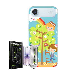 iPhone Air �p �X�}�z�J�o�[ �K���X�t�B���� 2�� �Z�b�g �e�L�����A ���ʑΉ� �P�[�X �J�o�[ �n�[�h�P�[�X igcase 006287 �L�����N�^�[�@�C���X�g