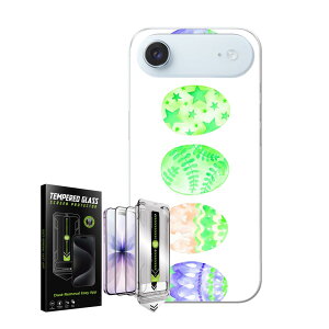 iPhone Air �p �X�}�z�J�o�[ �K���X�t�B���� 2�� �Z�b�g �e�L�����A ���ʑΉ� �P�[�X �J�o�[ �n�[�h�P�[�X igcase 015400 �C�[�X�^�[ ���܂� �Ƃ� ������ �p�X�e��