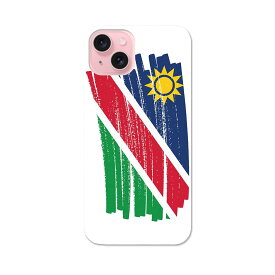iPhone15 6.1インチ tpu 各キャリア共通 スマホ カバー ケース スマホケース スマホカバー TPU ソフトケース 018516 国旗 namibia ナミビア